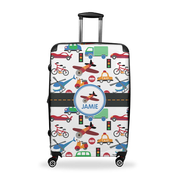 Custom Transportation Suitcase - 28" Large - Checked w/ Name or Text