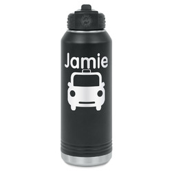 Transportation Water Bottle - Laser Engraved - Front (Personalized)