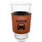 Transportation Laserable Leatherette Mug Sleeve - In pint glass for bar