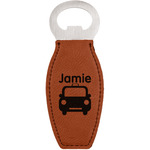 Transportation Leatherette Bottle Opener (Personalized)