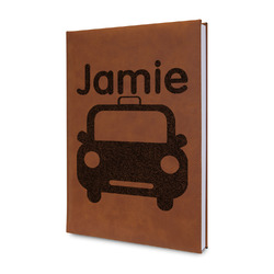 Transportation Leather Sketchbook - Small - Double Sided (Personalized)