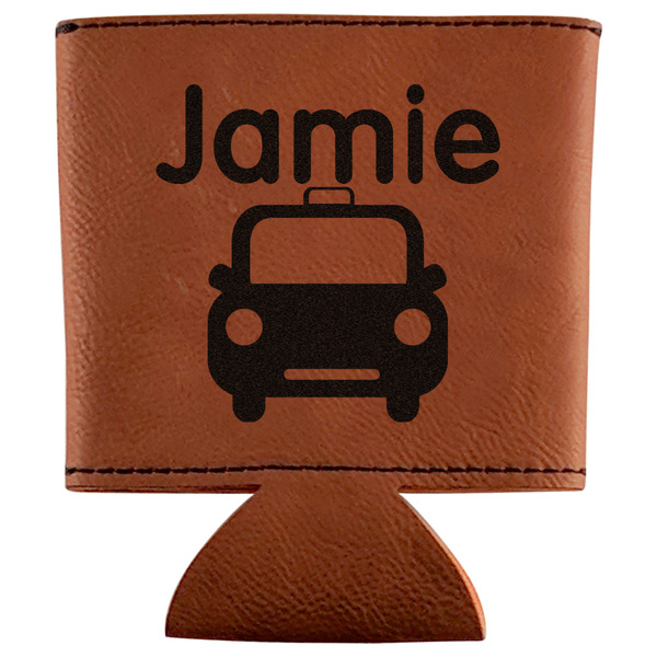 Custom Transportation Leatherette Can Sleeve (Personalized)
