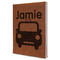 Transportation Leatherette Journal - Large - Single Sided (Personalized)