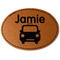 Transportation Leatherette Patches - Oval