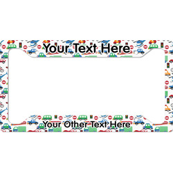 Transportation License Plate Frame - Style A (Personalized)