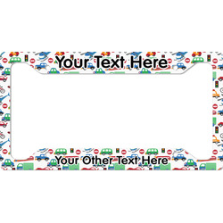 Transportation License Plate Frame - Style A (Personalized)