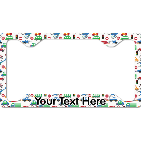 Custom Transportation License Plate Frame - Style C (Personalized)