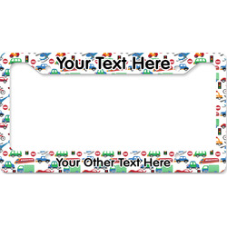 Transportation License Plate Frame - Style B (Personalized)