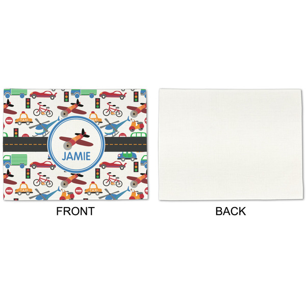 Transportation Linen Placemat - APPROVAL Single (single sided)