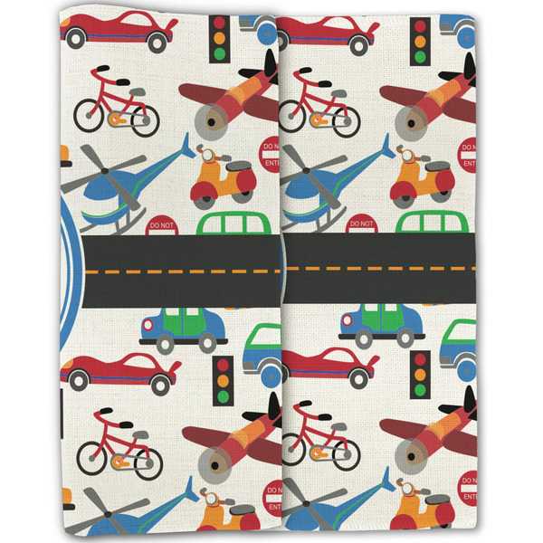 Transportation Linen Placemat - Folded Half (double sided)