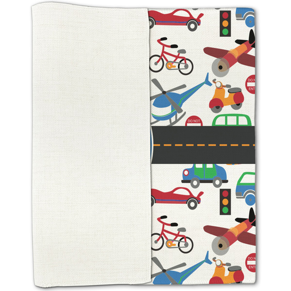 Transportation Linen Placemat - Folded Half