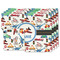 Transportation Linen Placemat w/ Name or Text