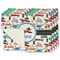 Transportation Single-Sided Linen Placemat - Set of 4 w/ Name or Text