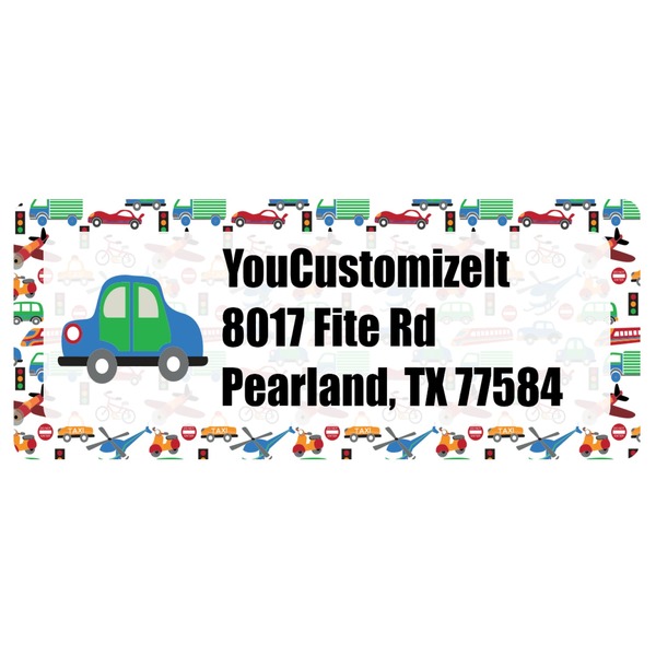 Custom Transportation Return Address Labels (Personalized)