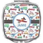 Transportation Compact Makeup Mirror (Personalized)