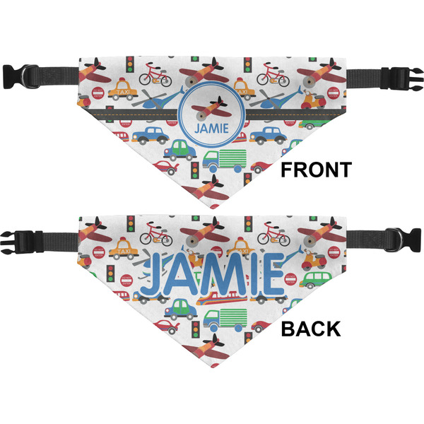 Transportation Medium Dog Bandana Approval