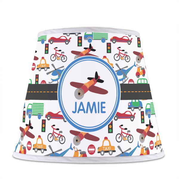 Transportation Poly Film Empire Lampshade - Front View