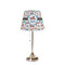 Transportation Poly Film Empire Lampshade - On Stand