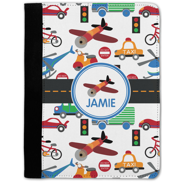 Custom Transportation Notebook Padfolio w/ Name or Text