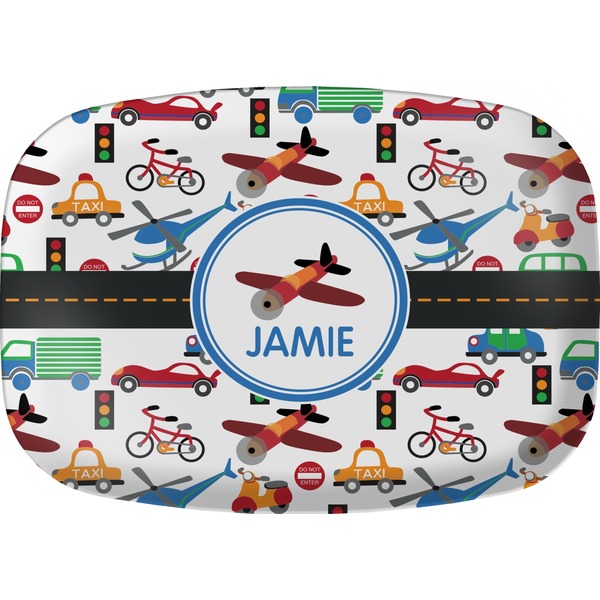 Custom Transportation Melamine Platter (Personalized)