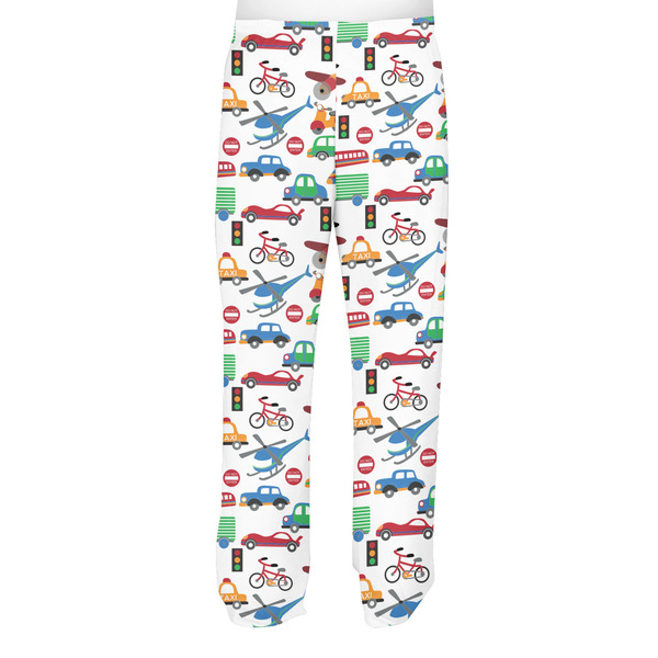 Transportation Men's Pjs Back - on model