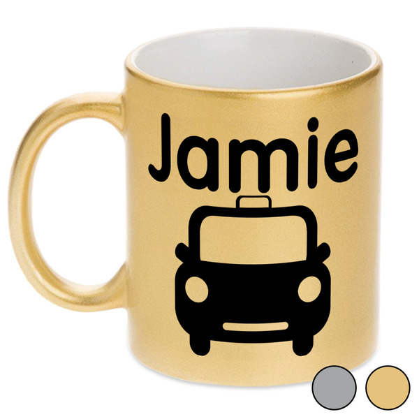 Transportation Metallic Mugs