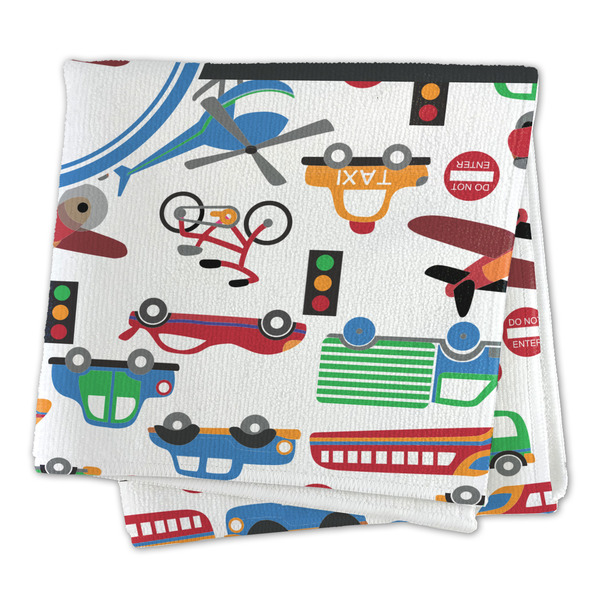 Transportation Microfiber Dish Rag - FOLDED (square)