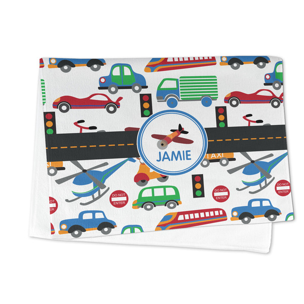 Transportation Microfiber Dish Towel - FOLDED HALF