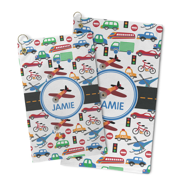 Transportation Microfiber Golf Towel - PARENT/MAIN