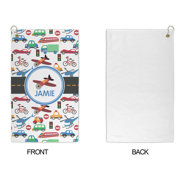 Transportation Microfiber Golf Towels - APPROVAL