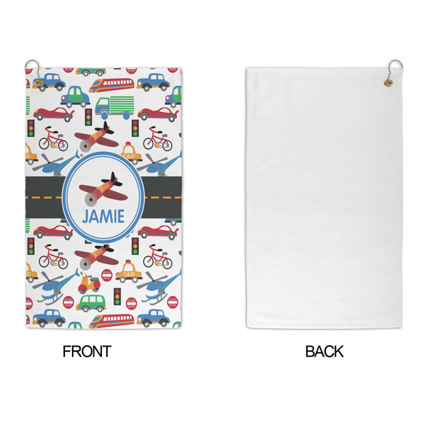 Transportation Microfiber Golf Towels - APPROVAL