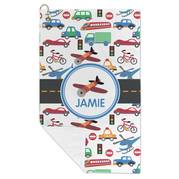 Transportation Microfiber Golf Towels - FOLD