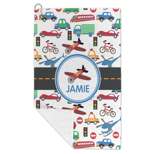 Transportation Microfiber Golf Towels - FOLD