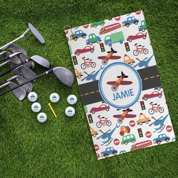 Transportation Microfiber Golf Towels - LIFESTYLE