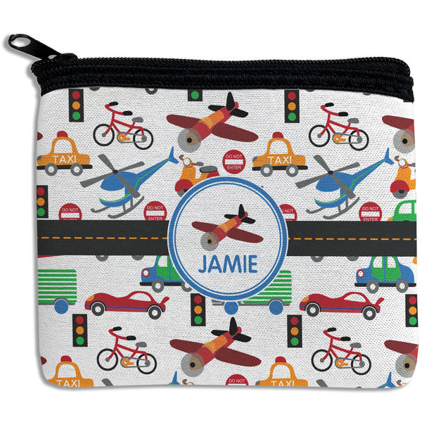 Custom Transportation Rectangular Coin Purse (Personalized)