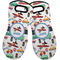 Transportation Neoprene Oven Mitts - Set of 2 w/ Name or Text