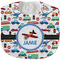 Transportation Velour Baby Bib w/ Name or Text