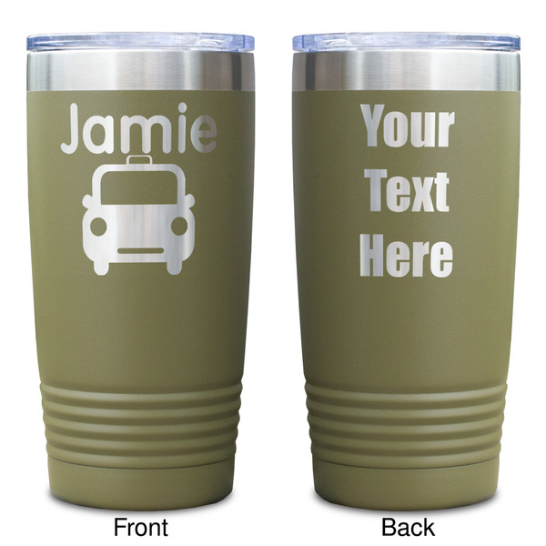 Transportation Olive Polar Camel Tumbler - 20oz - Double Sided - Approval