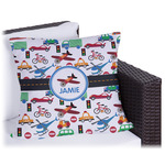 Transportation Outdoor Pillow - 18" (Personalized)
