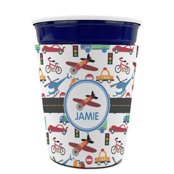 Transportation Party Cup Sleeves - without bottom - FRONT (on cup)