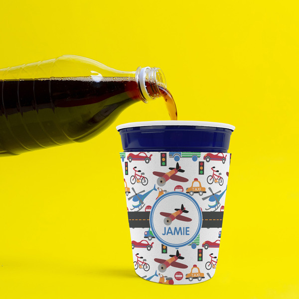 Transportation Party Cup Sleeves - without bottom - Lifestyle