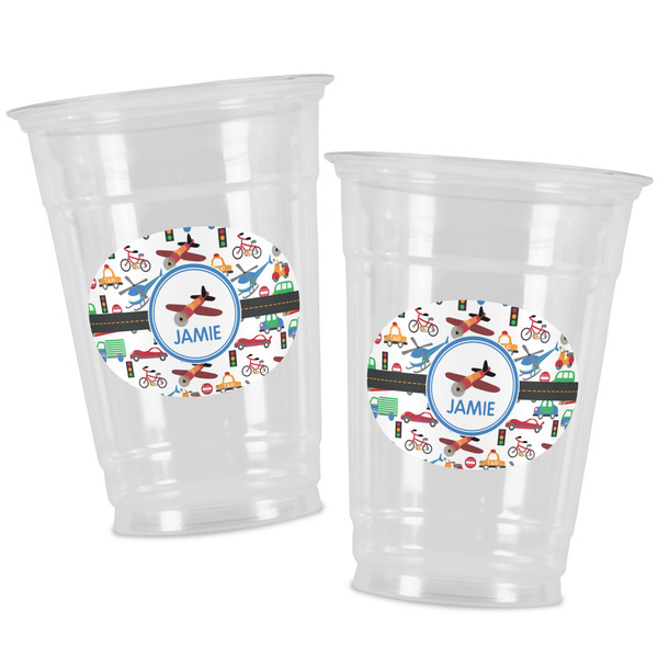Transportation Party Cups - 16oz - Alt View