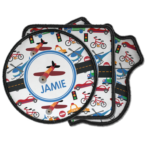 Custom Transportation Iron on Patches (Personalized)