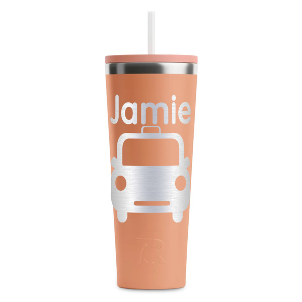 Transportation Peach RTIC Everyday Tumbler - 28 oz. - Front