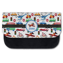 Transportation Canvas Pencil Case w/ Name or Text