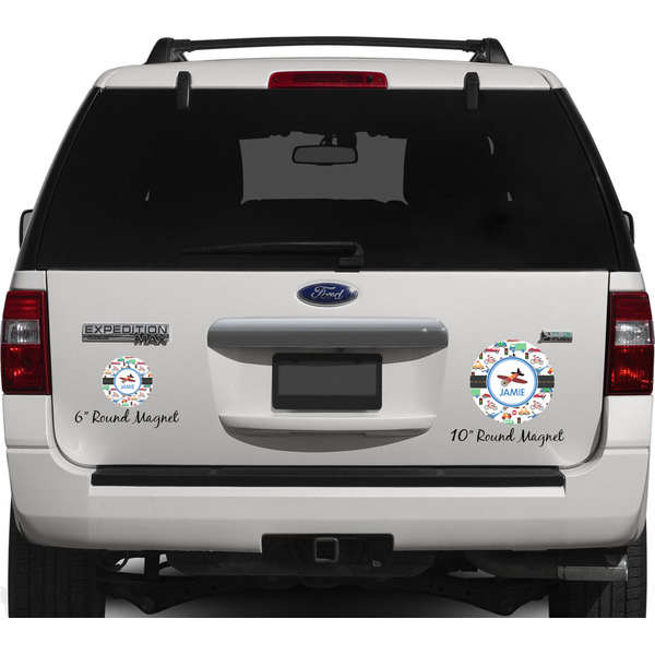 Transportation Personalized Car Magnets on Ford Explorer