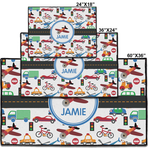 Transportation Personalized Door Mat - Group Parent IMF
