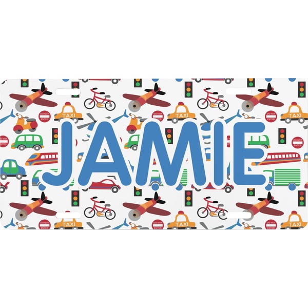 Custom Transportation Front License Plate (Personalized)