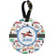Transportation Personalized Round Luggage Tag