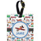 Transportation Personalized Square Luggage Tag